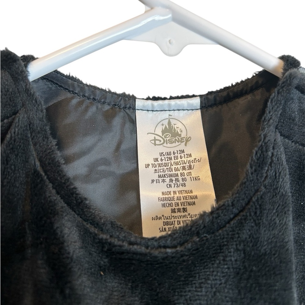 Disney Store Plush Mickey Mouse Halloween Costume Size 6-12 Months - Picture 2 of 4